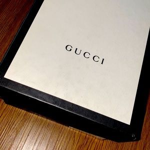 Black Rubber Gucci Slides Large Logo